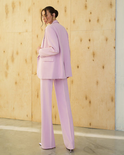 Gloria Dusty Pink Single-Breasted Suit 2-Piece