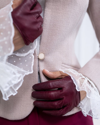 Julia Mocco Collarless Single-Breasted Blazer